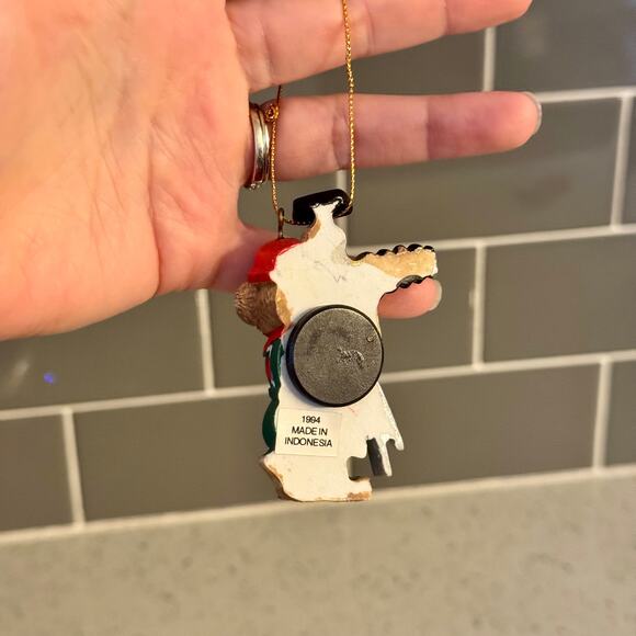 1990s Vintage 1994 Hallmark Photographer Teddy Bear Magnet Ornament Photography - Picture 5 of 5